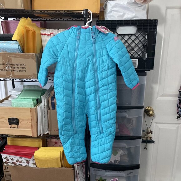 Snozu Infant 1-Piece Snowsuit 18M In Frozen Blue - NWT - Picture 2 of 6